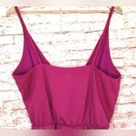 The Vanity Room  | Magenta V-Neck Skort Romper Photo 4