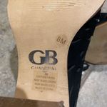 Gianni Bini Black Suede Leather Laser Cut Lace-Up Ankle Booties Size 8M Photo 1