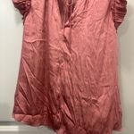 Current Air  Pink Ruffled Collar Blouse Size Small Photo 2