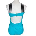 Boutique Tummy Control One Piece Swimsuit Front Crossover Mesh See Through XXL Photo 3