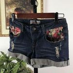 Iris  Jeans Cut Off Shorts Modern Vintage Black Stone Washed Size Small Photo 0