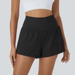Halara SoftlyZero Airy Super High Waisted Yoga Shorts w/ Pockets Black size XL Photo 12
