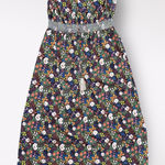 America & Beyond Ditsy Floral Fiesta Maxi Dress Size L Black Size L Photo 0