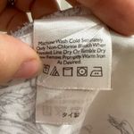 Eddie Bauer  French Toile Floral Black & White Cotton Skirt 6 Small Photo 7