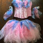 Barbie Swan Lake Costume Multiple Size L Photo 1