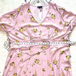 ASOS Nobody's Child x  Plus Beatrice Corset Front Midi Dress in Lilac Size 24 Photo 5