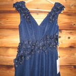 Mac Duggal  11152 Womens Floral Applique A-Line Evening Gown Photo 8