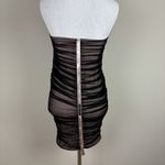House Of CB  London Dress Small‎ Black Strapless Mini Bodycon Cocktail Whimsigoth Photo 5