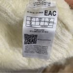 G by Guess Guess Los Angeles Ivory Fuzzy Open Front Cardigan S Retro Angelcore Cozy Photo 3