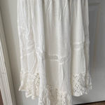 Free People  River Convertible Ivory Skirt. Size L. MSRP $88 Photo 0
