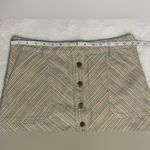 Pilcro and the Letterpress Anthropologie Chino Striped Mini Skirt. Photo 10