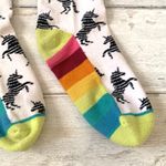 Urban Outfitters  Crew Socks Rainbow Pride LGBTQ Unicorn Print Unisex Mens Womens Photo 1