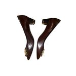 Tory Burch  Women's Brown Leather Size 7 1/2 M Photo 2