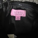 NWT Francesca's Dress Small Harriet Velvet Pearl Embellished Strapless Midi‎ Black Photo 5