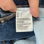 American Eagle Women  Medium Wash Tie Paperbag Waist Denim mini skirt fall casual Photo 4