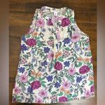 Tabitha Webb  Floral Sleeveless Blouse Small‎ EUC Photo 0