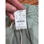 J. Crew Wide Leg Linen Cotton Blend Drawstring Pants Sage Green Size XS BG359 Photo 2