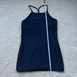 Lululemon Black Power Y Tank w/ Shelf Bra - Size 6 - EUC Photo 4