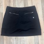 Athleta   trailside black skirt skort zipper size medium Photo 3