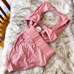 Andrea Iyamah Bikini Kuwa Underwire High Waisted Blush S NWT Photo 9