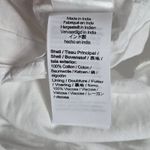 J.Crew  V-Neck Midi Dress in‎ Cotton Poplin in White S BR931 Photo 4