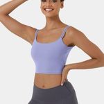 Halara  Double Straps Backless Twisted Cropped Yoga Tank Top size medium Photo 0