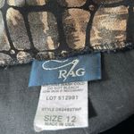 RAG size 12, black‎ and gold skirt midi Black Photo 9