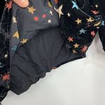 Nookie Nooki London Josie Printed Velvet Blouse Stars Print Long Sleeve pullover Large Photo 11