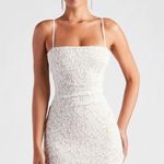Windsor  White Lace Mini Dress Photo 0