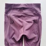 Lululemon Time To Sweat Crop Size 6 23" Smoked Mulberry Purple High Rise Photo 8