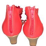 NY & C Red Floral Wedge Sandals. Nwt! Size 9 Photo 6