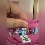 Urban Outfitters  Pink Round Hem Strappy Long Sleeve Stretch Top Size Large Photo 3