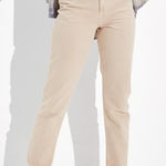 American Eagle NWOT‎  Mom Straight Jean High Waist 4701 Pink Clay Size 16R Photo 0