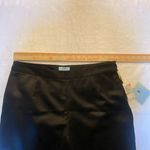 CeCe Pants Women's 14 Black Satin Ankle Slim Dressy Cocktail Evening Side Zip Photo 8
