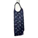 LRL Ralph Lauren S Black Label Satin Lace Floral Nightgown Sleep Slip Dress Logo Blue Photo 4