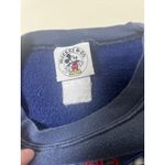 Vintage 90's Disney Mickey & CO Embroidered Crewneck Large‎ Plaid Patch Elbows Blue Photo 2
