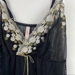 Cacique Lane Bryant Sexy Lingerie Mesh Top White Gold Floral Lace Sz 18/20 Photo 3