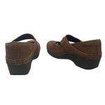 Dansko  Marcelle Mary‎ Jane Clog Shoes Suede Tan Brown Size 40 US 9.5 10 Photo 5