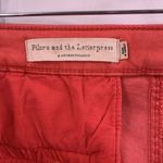 Pilcro and the Letterpress Anthropologie PILCRO High Rise Coral Cropped Legging Jeans Size 31 Photo 6