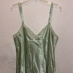 Morgan Taylor Mint Green Satin Slip Dress Pastel Photo 2