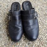 B.O.C Slip Ons Black Leather Upper Slip On Heels Photo 1