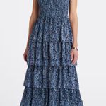 Nine Britton Arta Square Neck Maxi Dress Sz M Photo 0