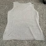 New Belle by Kim Gravel Gray Sparkly Sleeveless V Neck Tank Top M Size M Photo 11