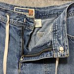 Old Navy Vintage 90s  Blue Jeans Cropped Capri Drawstring Waist Pockets Size‎ 12 Photo 5