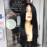 Wig Long Black Layers Swisslace Lacefront Wig Photo 2