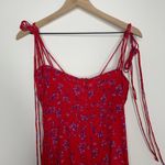 Rat & Boa Fia Red Floral Printed Mini Dress Womens Small New Photo 5