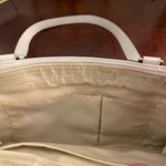 Guess Vintage Y2K White Shoulder Bag with Silver Details Satchel PU Photo 13