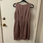 Loft  Ann Taylor Blush Ruffle Sheath Dress 6P Corporate Siren Coquette Girl Photo 1