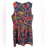 J.Crew  Dress Floral Size 6 Cotton Tropical Fit & Flare Vacation Travel Casual Photo 1