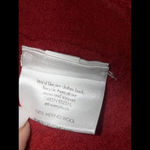 Eileen Fisher Open Front Cardigan Sweater Sz M Red 100% Merino Wool Relaxed Fit Photo 6